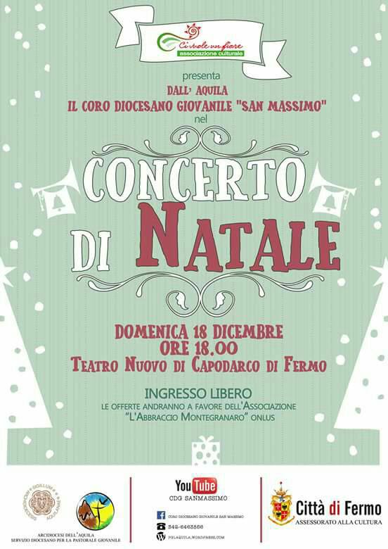 Domenica 18 Dicembre ore 18 - Teatro Nuovo di Capodarco di Fermo